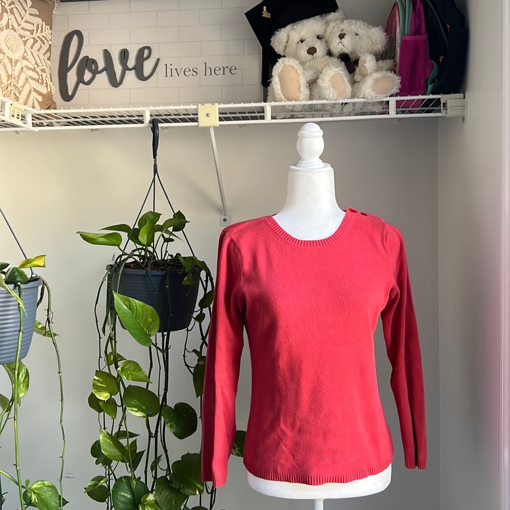 LOFT Coral Sweater